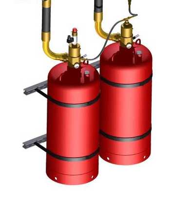 Gas fire extinguishing systems